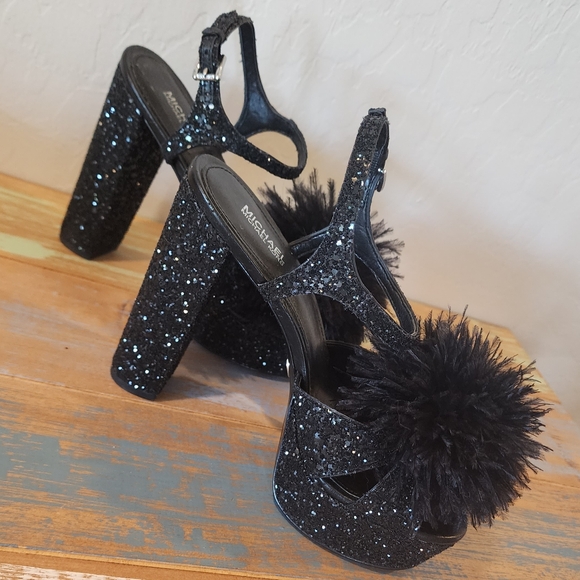 MICHAEL KORS PLATFORM HEELS SZ 6.5 - Picture 11 of 16